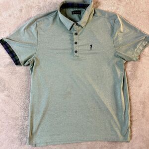 William Murray‎ the Murray Classic Men's Golf Polo Shirt Heather Olive - Size L